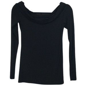 Wilfred Aritzia Exposed Shoulder Long Sleeve Top